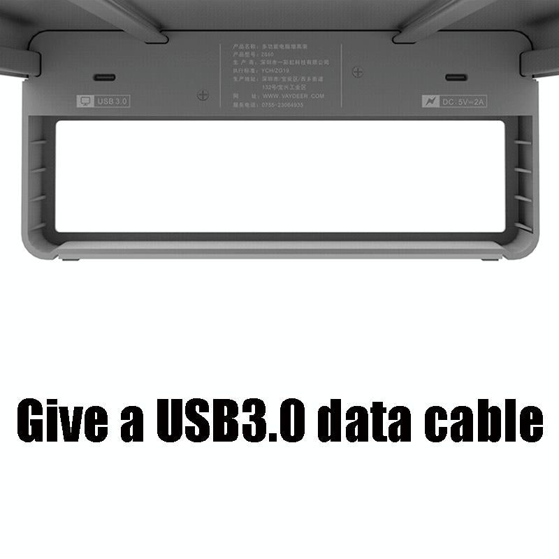 Vaydeer Laptop Stand - Multifunctional Usb Wireless Display Rack-1915196661324451842