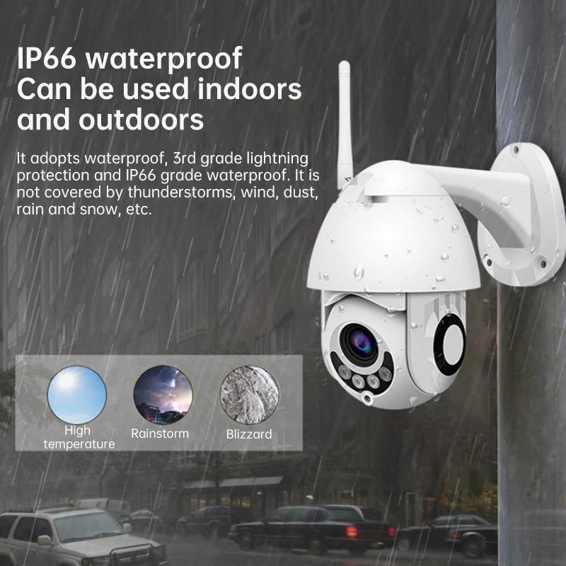 Smart Dome Camera With 355 Degree Rotation Infrared And Two-Way Voice Intercom-1915196515907932163
