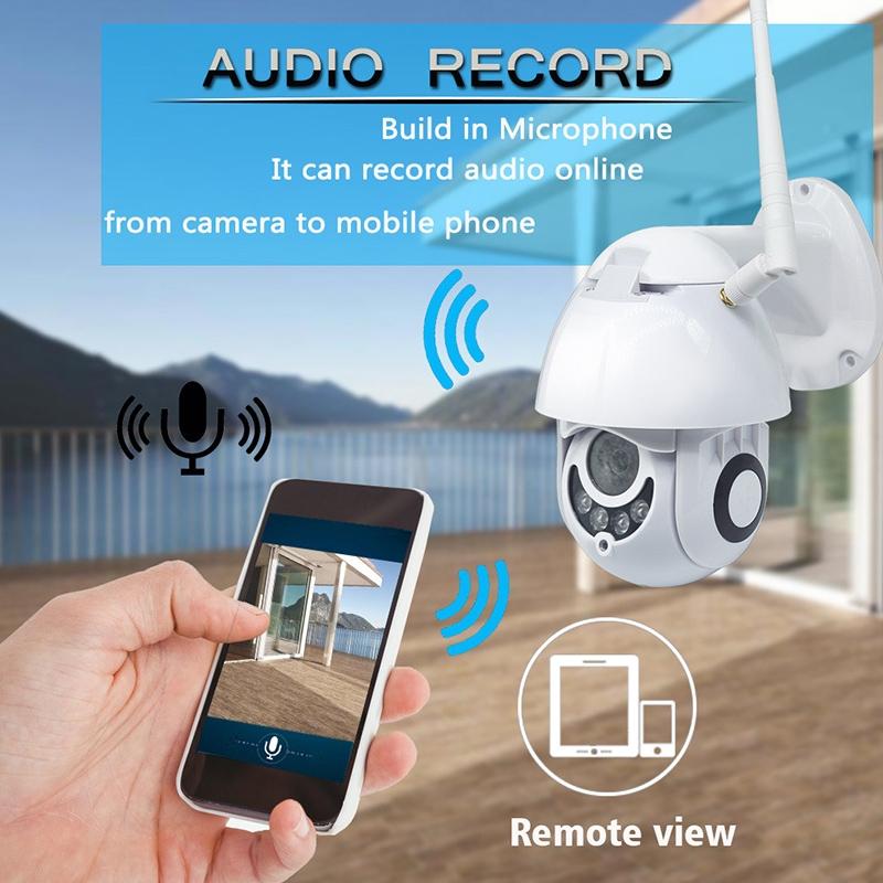 Smart Dome Camera With 355 Degree Rotation Infrared And Two-Way Voice Intercom-1915196515907932168
