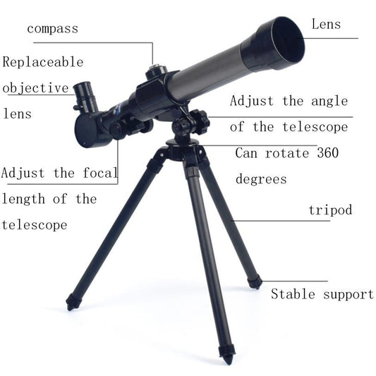 High-Power Small Telescope For Kids - Science Education Toy-1915197568120393730