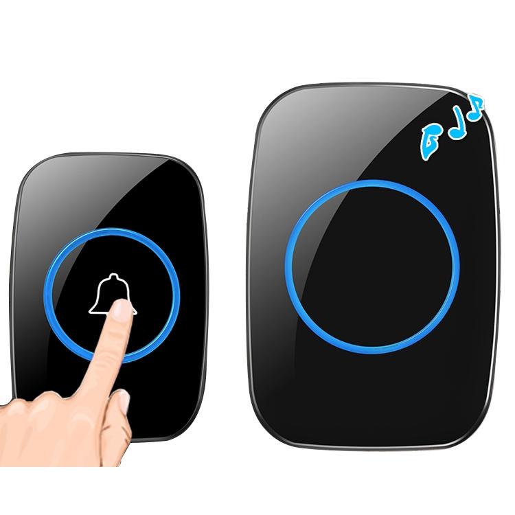 Wireless Waterproof Doorbell - 300M Range No Battery Long-Lasting Led Light-1915198224268922886