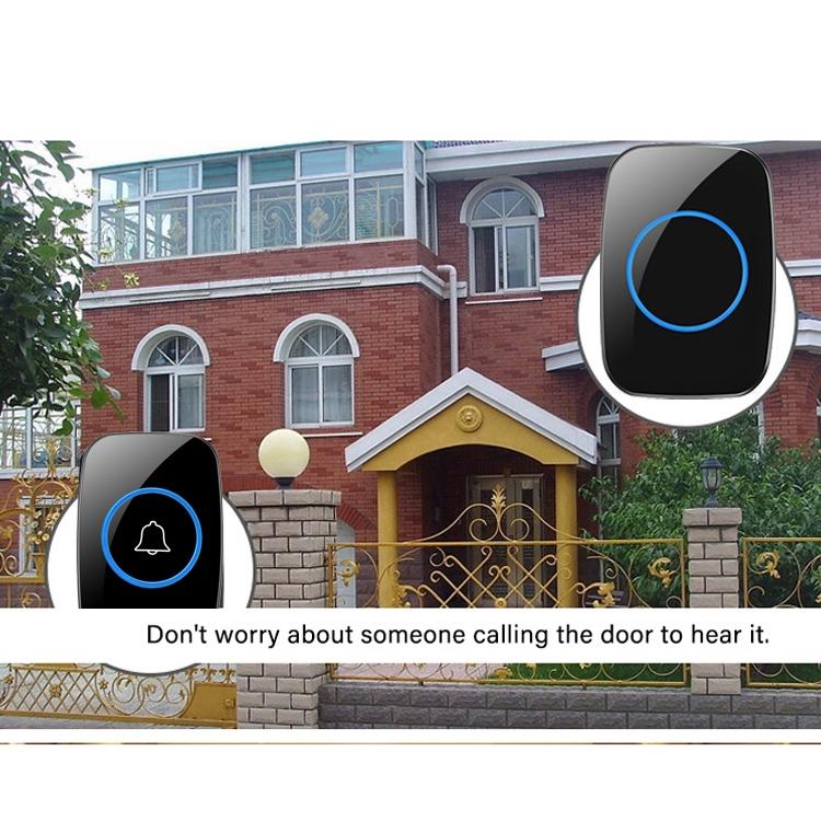 Wireless Waterproof Doorbell - 300M Range No Battery Long-Lasting Led Light-1915198224268922884