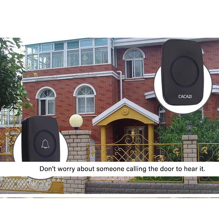 Wireless Waterproof Doorbell - 300M Range No Battery Long-Lasting Led Light-1915198224268922885