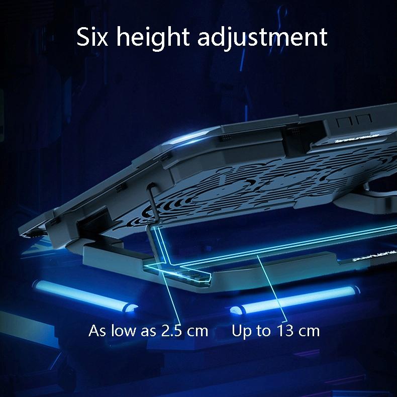 Lcd Gaming Notebook Cooler With Exhaust Fan-1915196911695040514