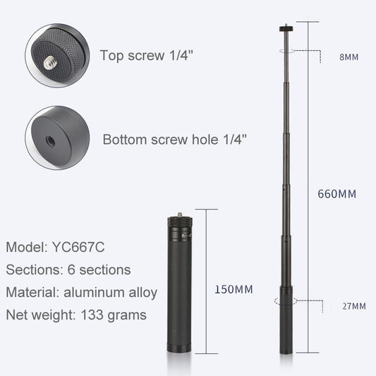 Feiyu G5 / Spg / Wg2 Gimbal Extension Rod For Dji Pocket / Pocket 2-1915197640371474433