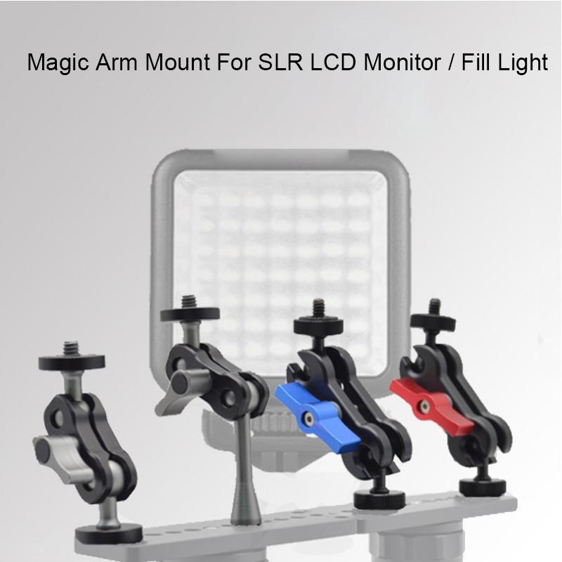 Yj Magic Arm Bracket Mount With 1 / 4 Inch Ball Head - Gun Gray-1915198272901877762