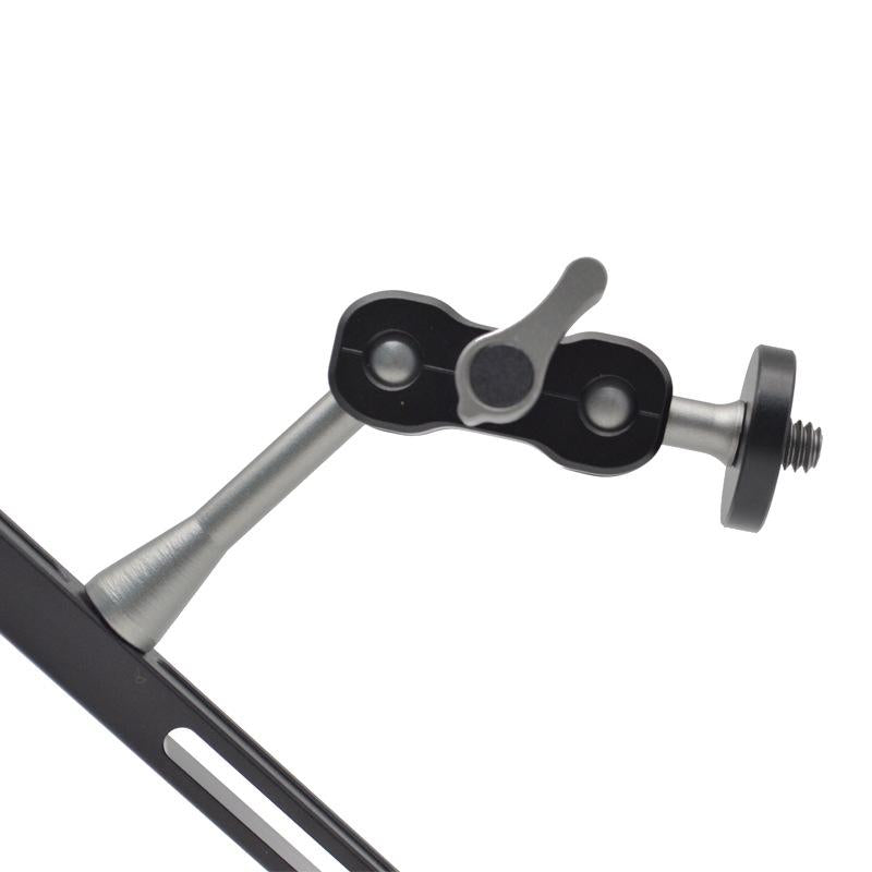 Yj Magic Arm Bracket Mount With 1 / 4 Inch Ball Head - Gun Gray-1915198272901877764