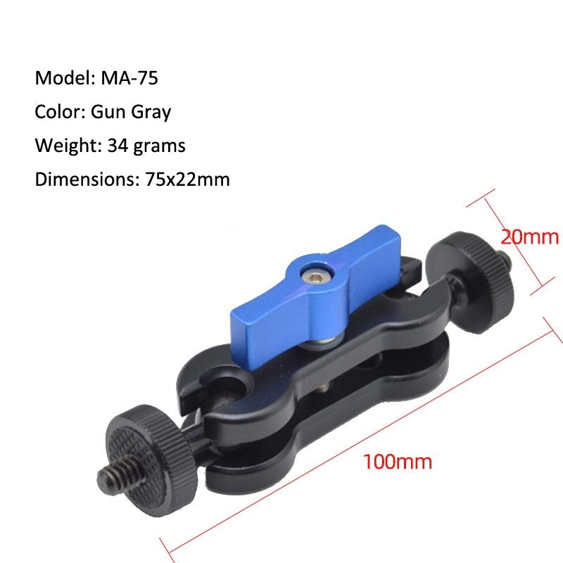 Blue Magic Arm Bracket Mount With 1 / 4 Inch Ball Head-1915197958236803073