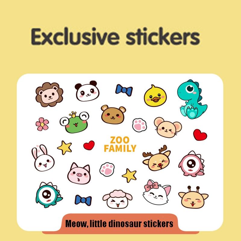 Mini Children'S Cartoon Dual-Lens Digital Camera Toy - Dinosaur Design-1915198351054344193