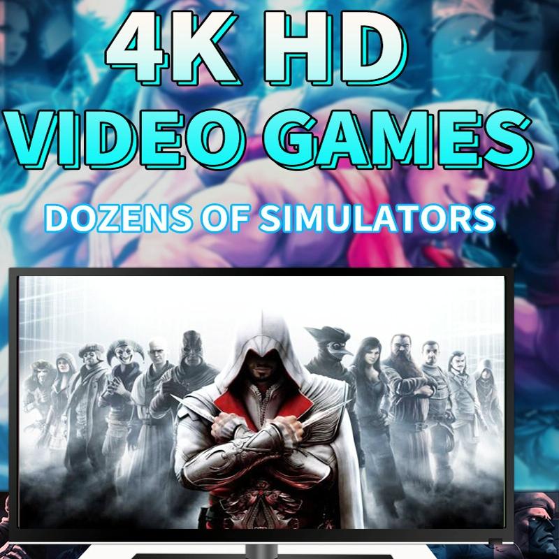 Mini Cube Arcade Console With 64G Tf Card & Controllers - Hd Tv Support-1915197617181167618