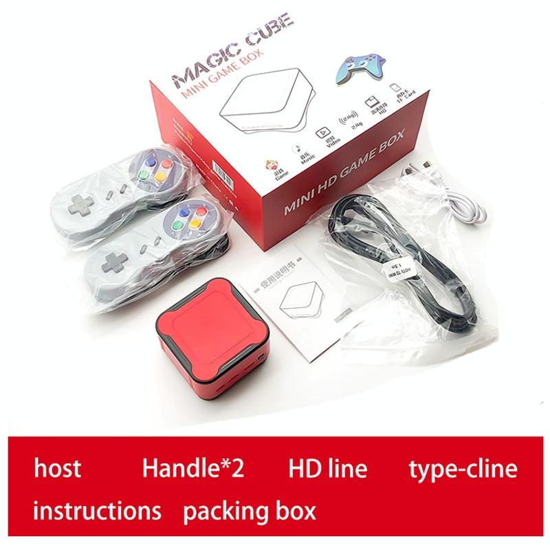 Mini Cube Arcade Console With 64G Tf Card & Controllers - Hd Tv Support-1915197617181167620