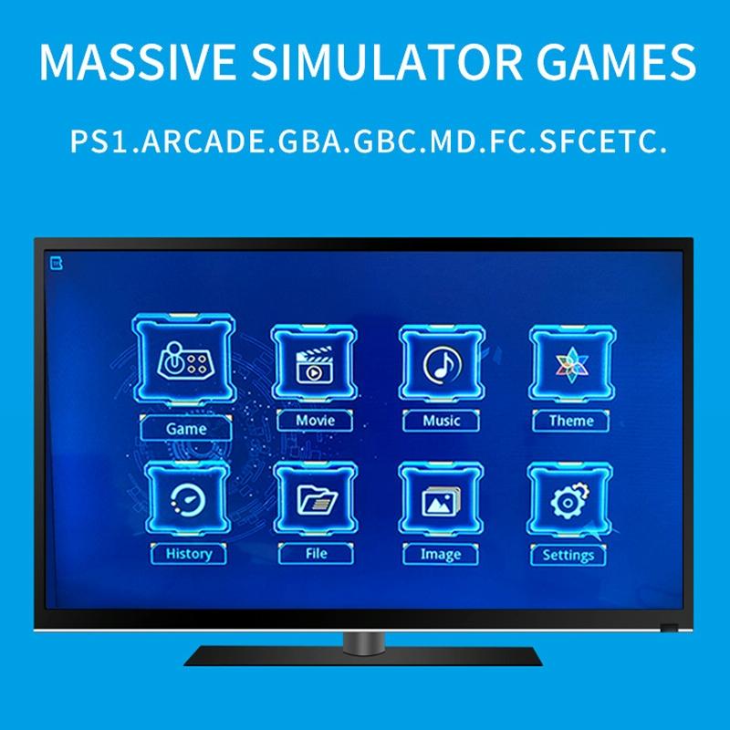 Mini Cube Arcade Console With 64G Tf Card & Controllers - Hd Tv Support-1915197617181167622