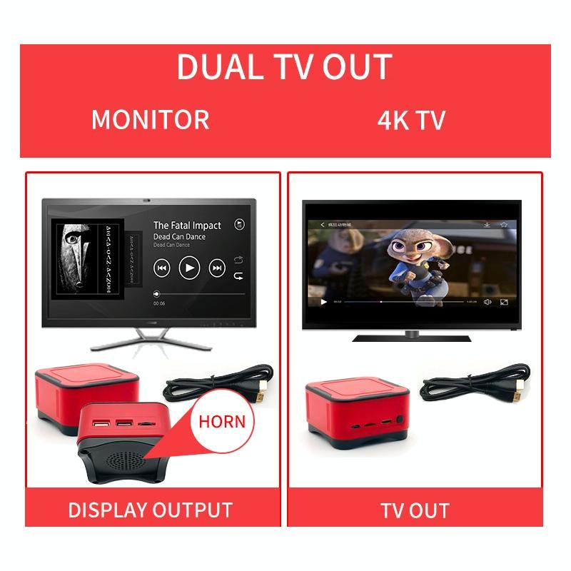 Mini Cube Arcade Console With 64G Tf Card & Controllers - Hd Tv Support-1915197617181167625