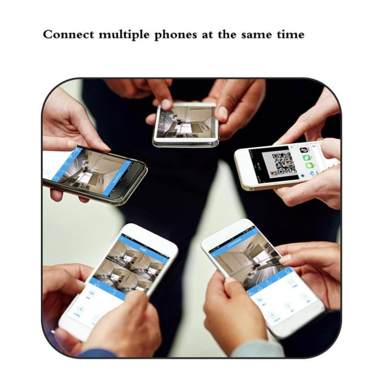 Small Wireless Security Camera With Night Vision - 1080P 5Ghz Remote - Matte Black-1915196685970182147