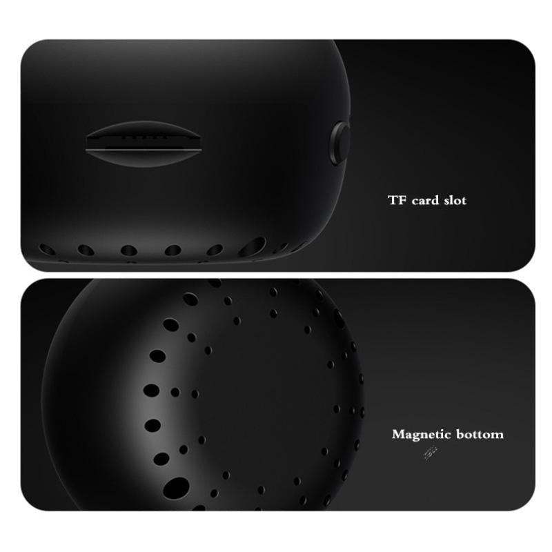 Small Wireless Security Camera With Night Vision - 1080P 5Ghz Remote - Matte Black-1915196685970182149