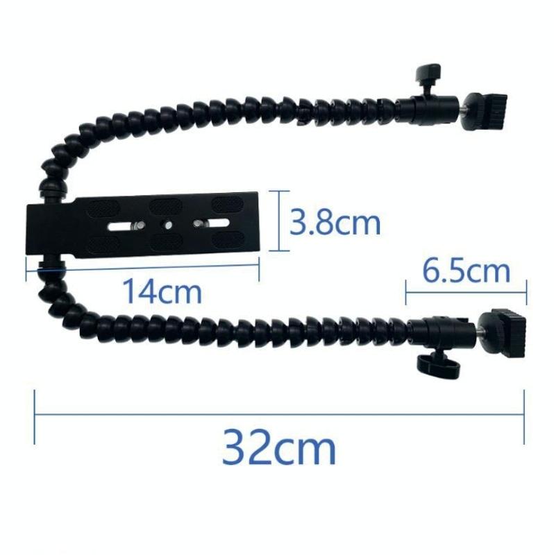 Adjustable Dual Arm Flash Bracket Mount For Hot Shoe-1915197659723993091
