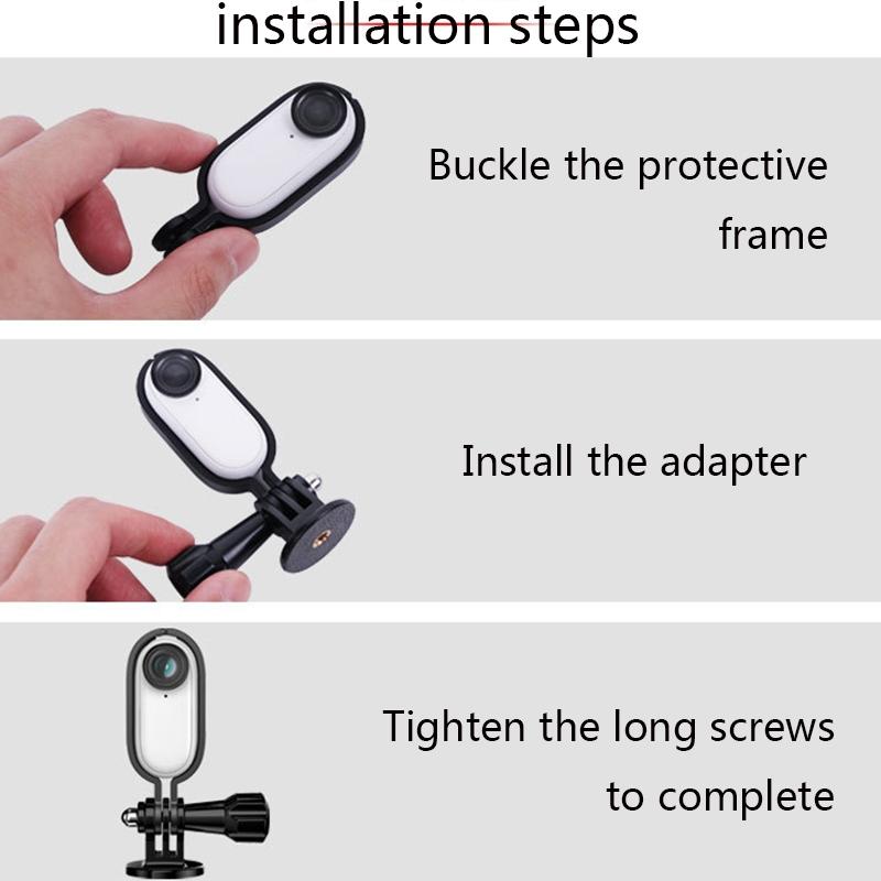 Insta360 Go Metal Frame With 1 / 4 Adapter And Screw-1915198308142419972