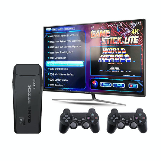 Wireless Hdmi Arcade Game Machine With 2 Gamepads - 64Gb Memory-1915198095013056514