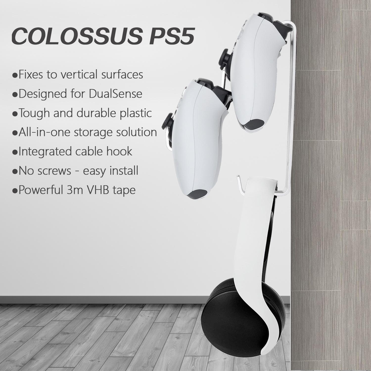 Wall Mounted Hanger For Ps5 / Ps4 - Gamepad & Headphone Combo-1915197604250128387