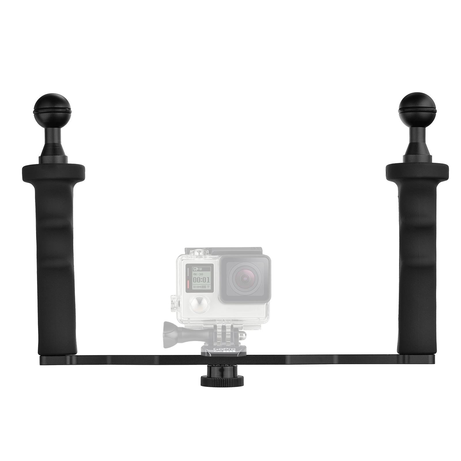 Aluminum Dual Handle Tray For Underwater Cameras-1915197401291952134