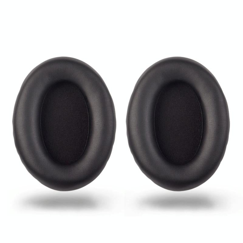 2-Pack Headset Sponge Covers For Sony Wh-1000Xm2 / Xm3 / Xm4 - Black Protein With Card Buckle-1915197425505669126