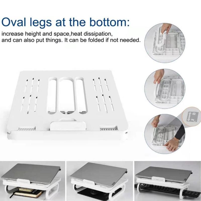 Adjustable Foldable Laptop Stand For Cooling And Ergonomic Lifting-1915198125929271302