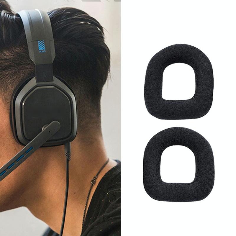 2-Pack Flannel Earmuff Covers For Logitech A40 Gaming Headset-1915197975869657092