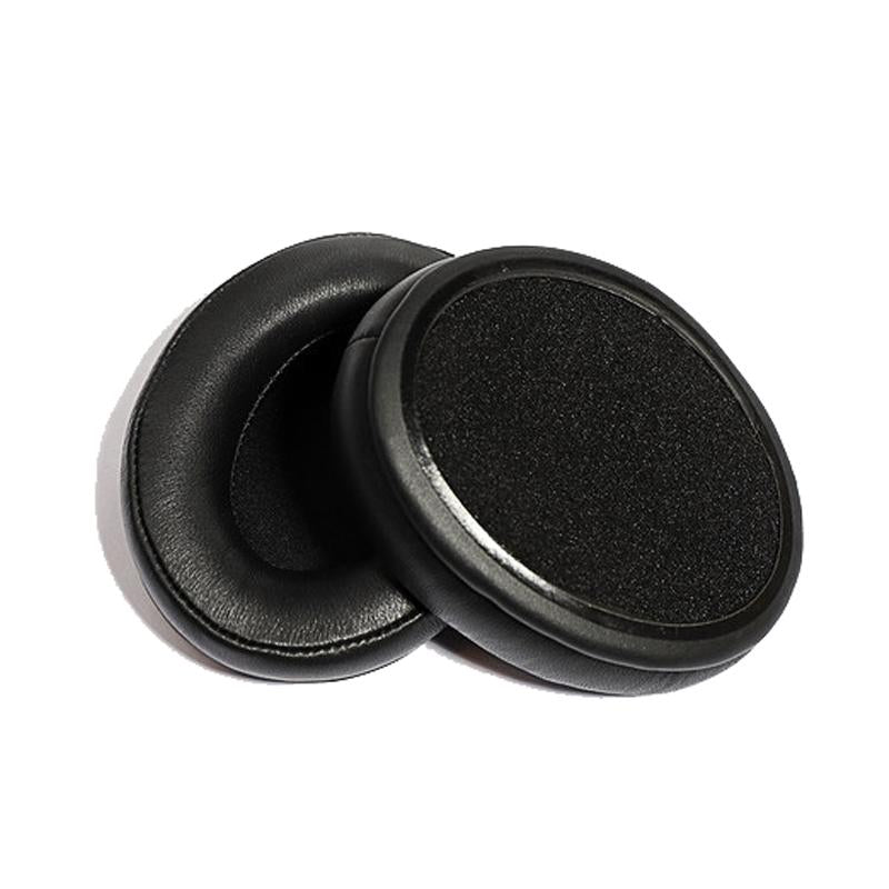 2-Pack Leather Ear Pad Covers For Kingston Cloud Silver Ii Headset - Black-1915197636936339456