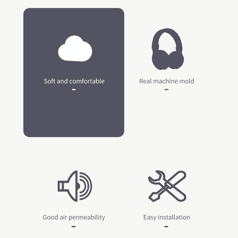 2-Pack Lambskin Earmuffs For Hyperx Cloud Alpha S Headset-1915197453498454021