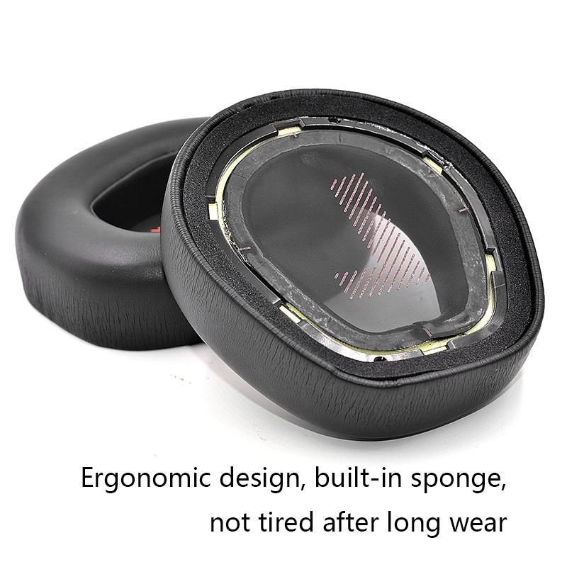 2-Pack Memory Foam Earmuffs For Jbl Quantum One Wireless - Black-1922443424624152579