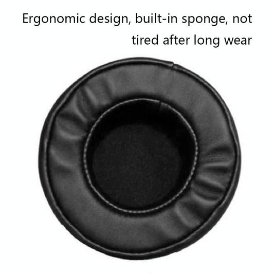 2-Pack Thickened Sponge Headset Cover For Zidli Zh17 - Black-1915197123998126082