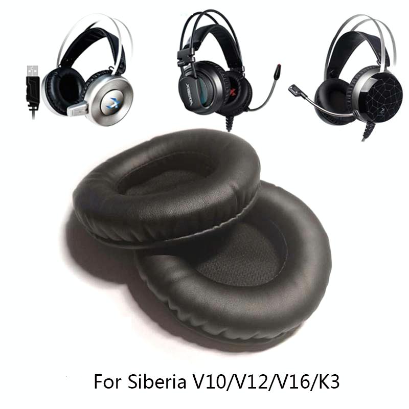 3-Pack Headset Sponge Covers For Xiberia V10 / V12 / V16 / K3 - Black-1915197142499201028