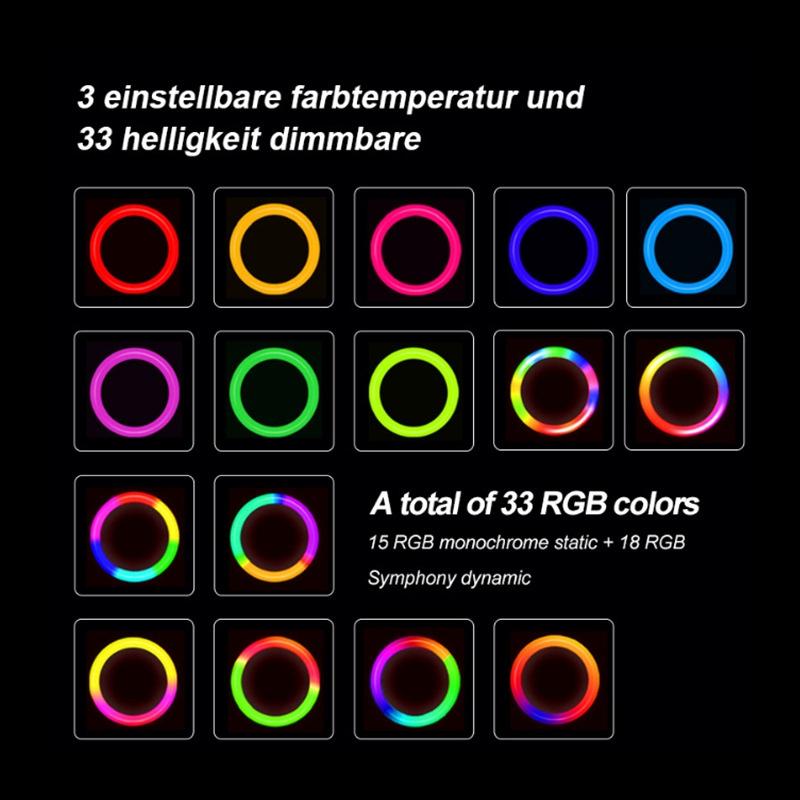 6 Inch Rgb Ring Light For Desktop Video Conferencing And Beauty-1915198272604082178