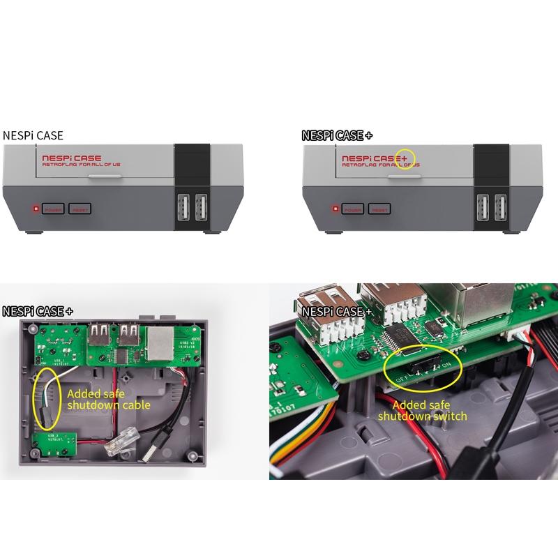 Retro Nespi Console Box With Led For Raspberry Pi-1915198229872513029