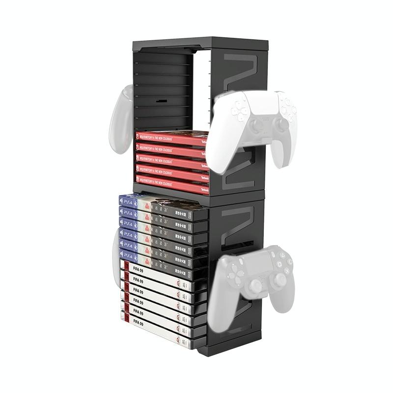 Universal Gamepad Storage Bracket For Ps4 / Ps5 / Xbox / Switch - Black-1915196867793260544