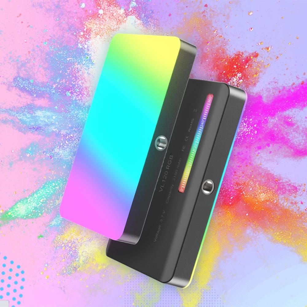 Full Colour Rgb Slr Camera Light For Live Photo & Video - Vl120-1915197939026890753