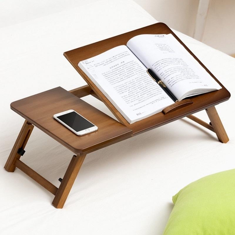 Adjustable Folding Laptop Desk For Dorm Or Study - Height And Space Saver-1915197649557000199