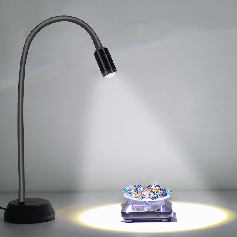 Adjustable Led Jewelry Table Lamp For Family Portraits-1915198111500865536