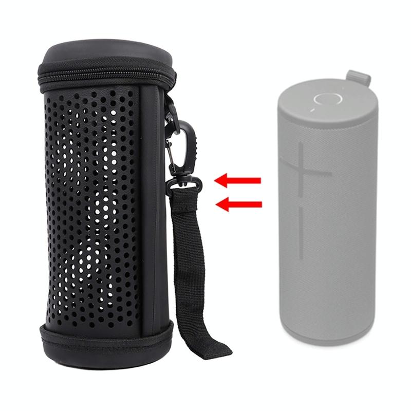 Portable Eva Case For Logitech Ue Megaboom 3 Speaker - Black-1915196814525599751