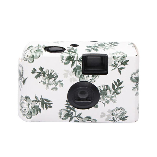 Retro Peony Disposable Mini Camera With 17 Films-1915197734072225793