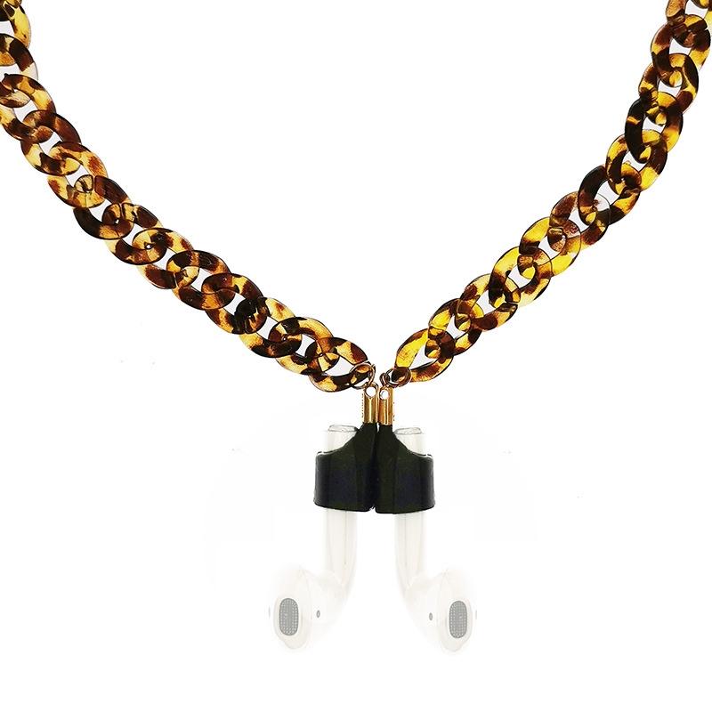 Leopard Wireless Earphones With Strong Magnetic Anti-Lost Chain-1915196931710259200