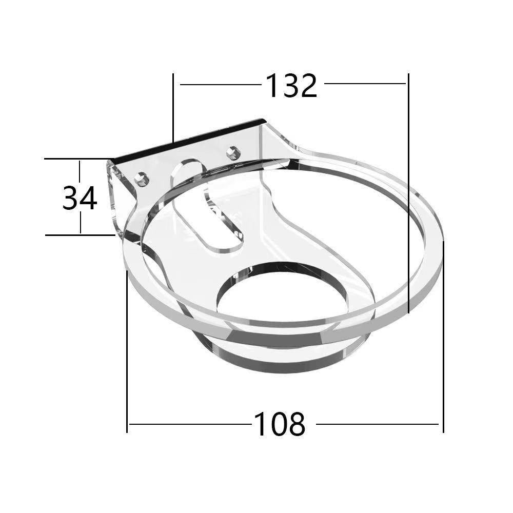 Wall-Mounted / Desktop Acrylic Bracket For Apple Homepod Mini - White-1922443420673118210