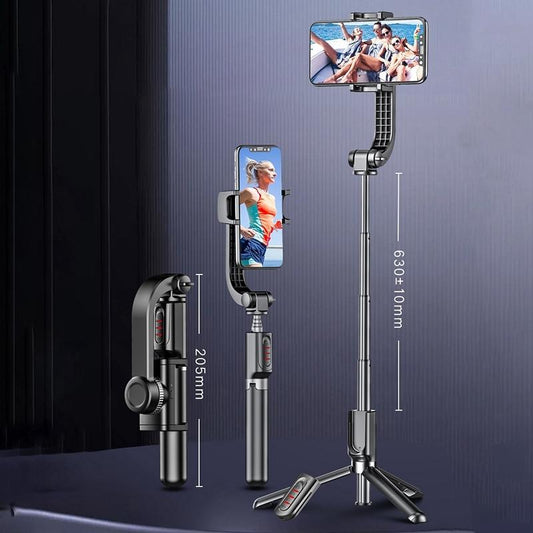 Smart Anti-Shake Selfie Stick With Bluetooth Remote-1915196951264104450