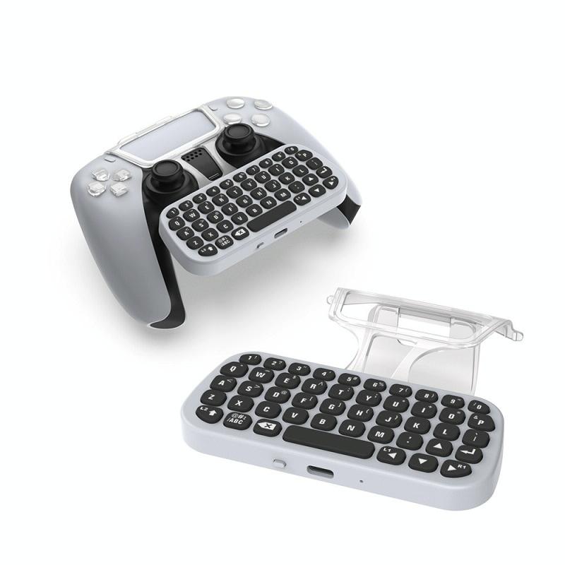 Wireless Bluetooth Gamepad With Headphone Jack For Ps5 - White-1915196818136895494