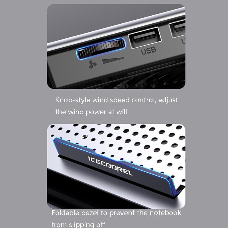 Space Silver Silent Laptop Cooler-1915197969318154244