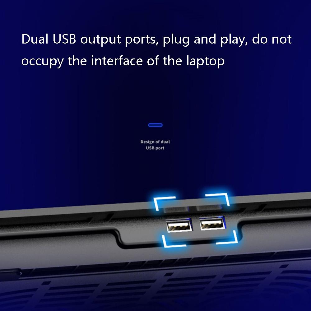 Knight Dual Fan Laptop Cooling Stand - Adjustable-1915197453041274885