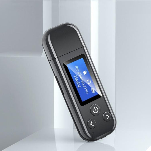 Lcd Bluetooth Audio Transmitter Receiver For Car Hands-Free-1915197516970856449