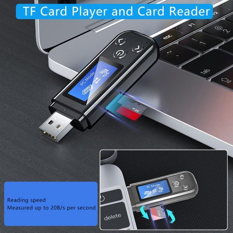 Lcd Bluetooth Audio Transmitter Receiver For Car Hands-Free-1915197516970856452