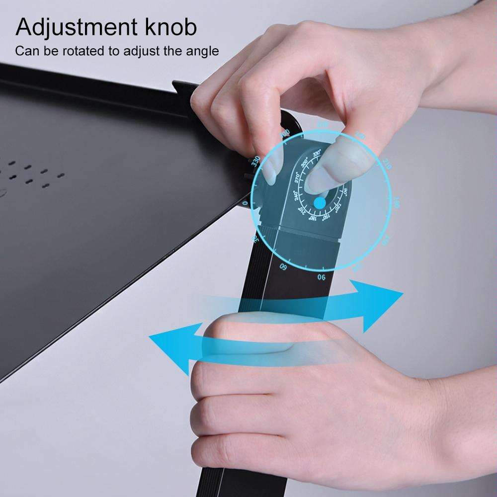 Portable Folding Laptop Desk With Height Adjustment And Storage-1915198133806174209