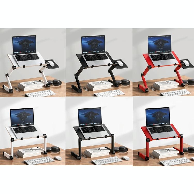 Portable Folding Laptop Desk With Height Adjustment And Storage-1915198133806174210